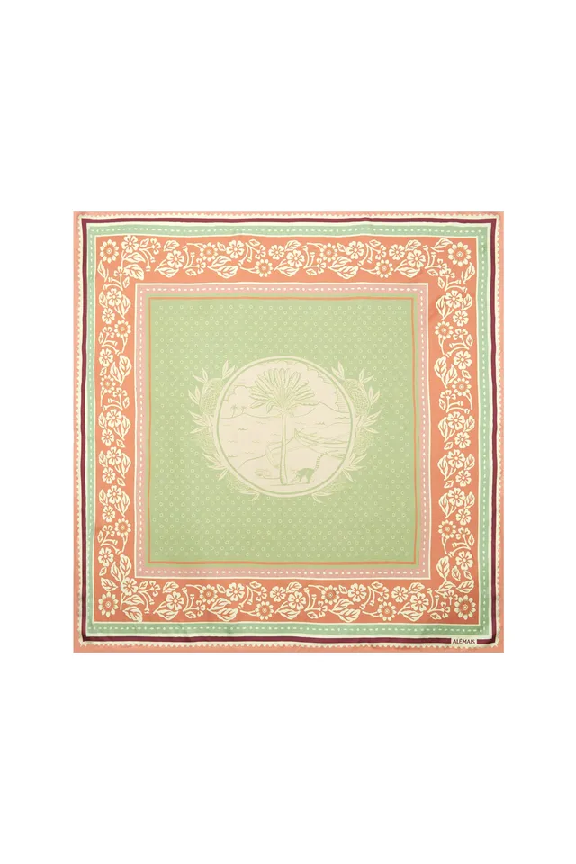 Alemäis Alberta Silk Scarf foulard carré soie imprimé