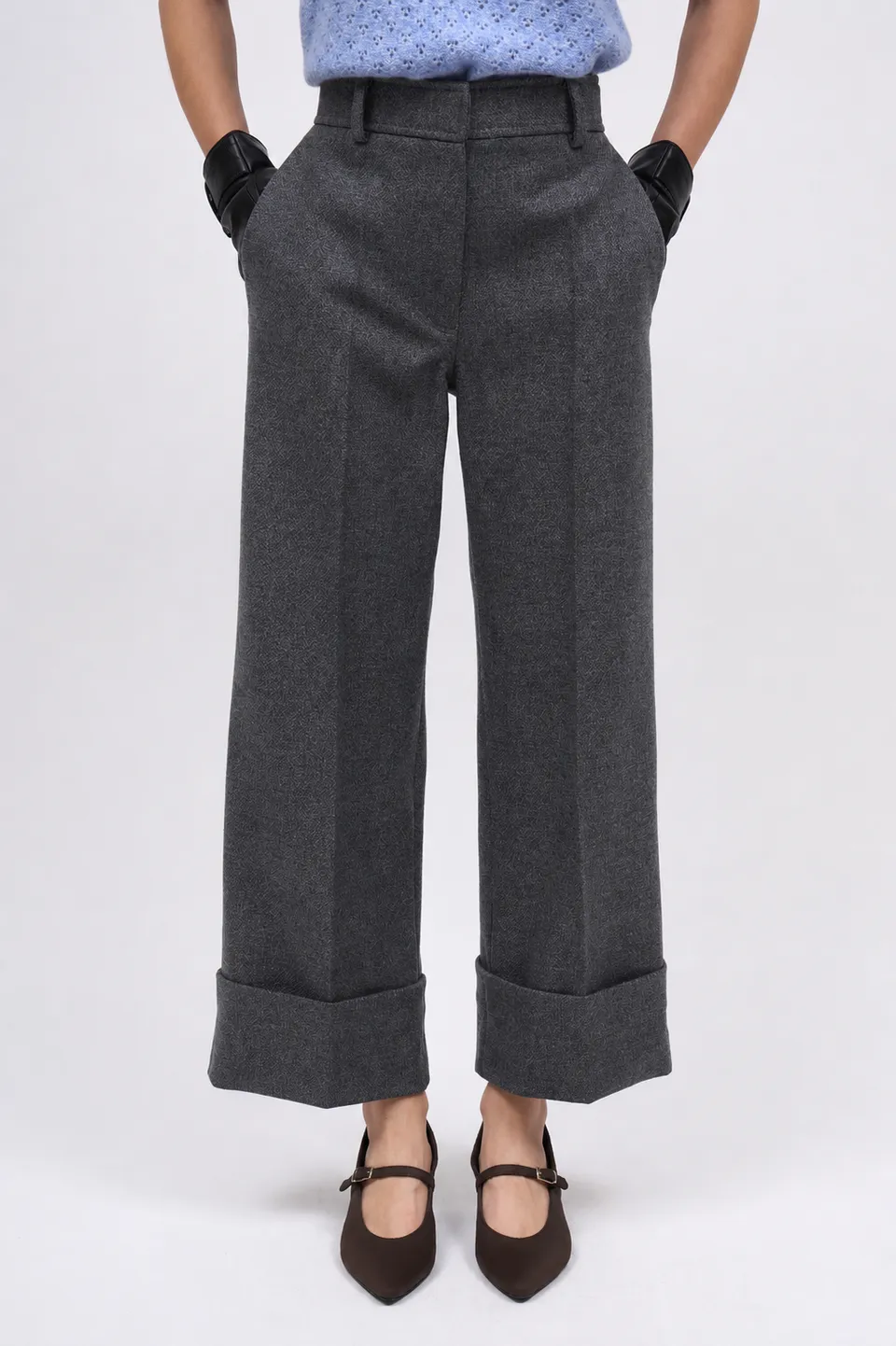 Paul & Joe Bigboy pantalon laine vierge coupe-courte