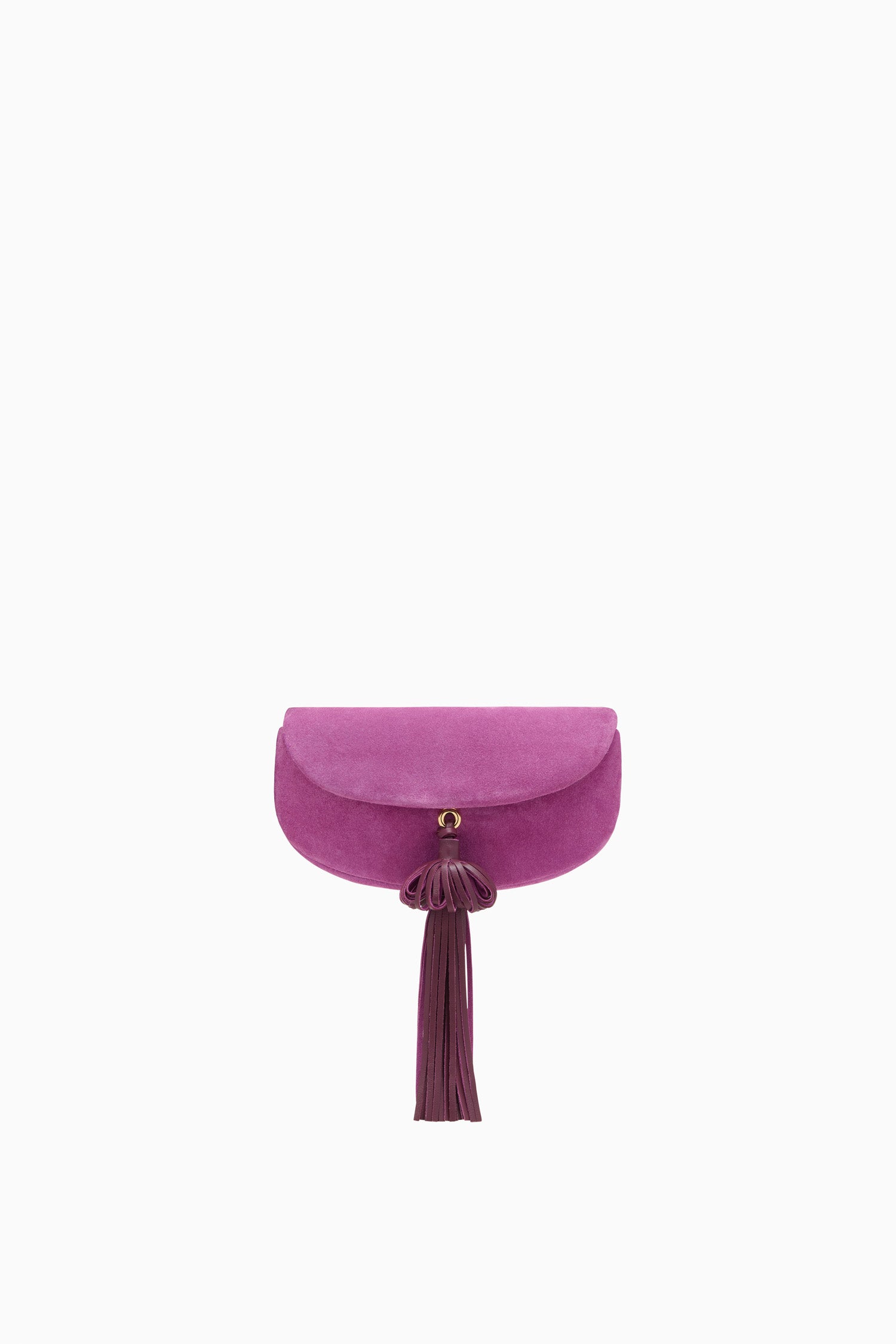 Ulla Johnson Paloma SP261103 sac cuir Orchid pompons