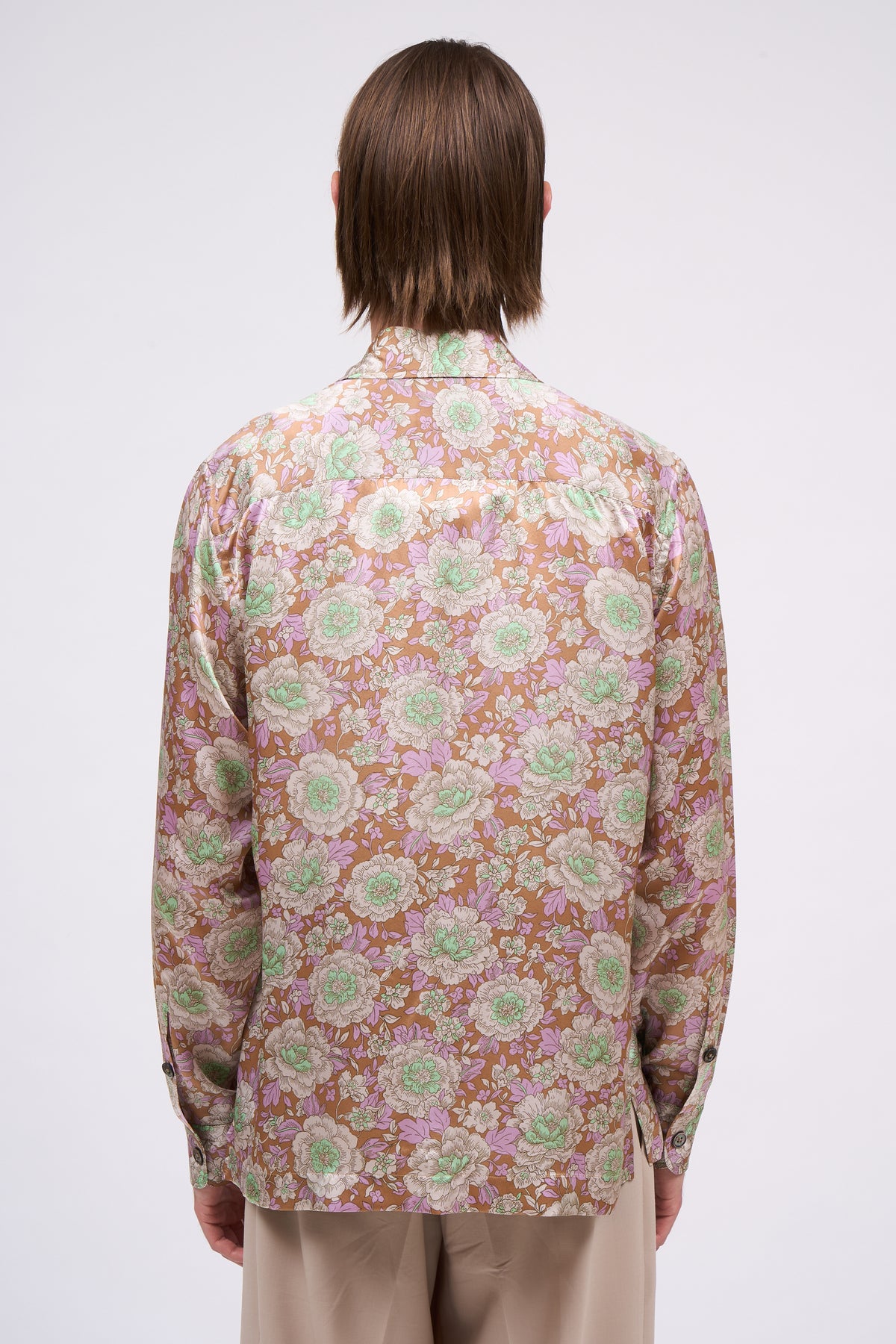Paul & Joe Leonard chemise soie imprimé pivoines