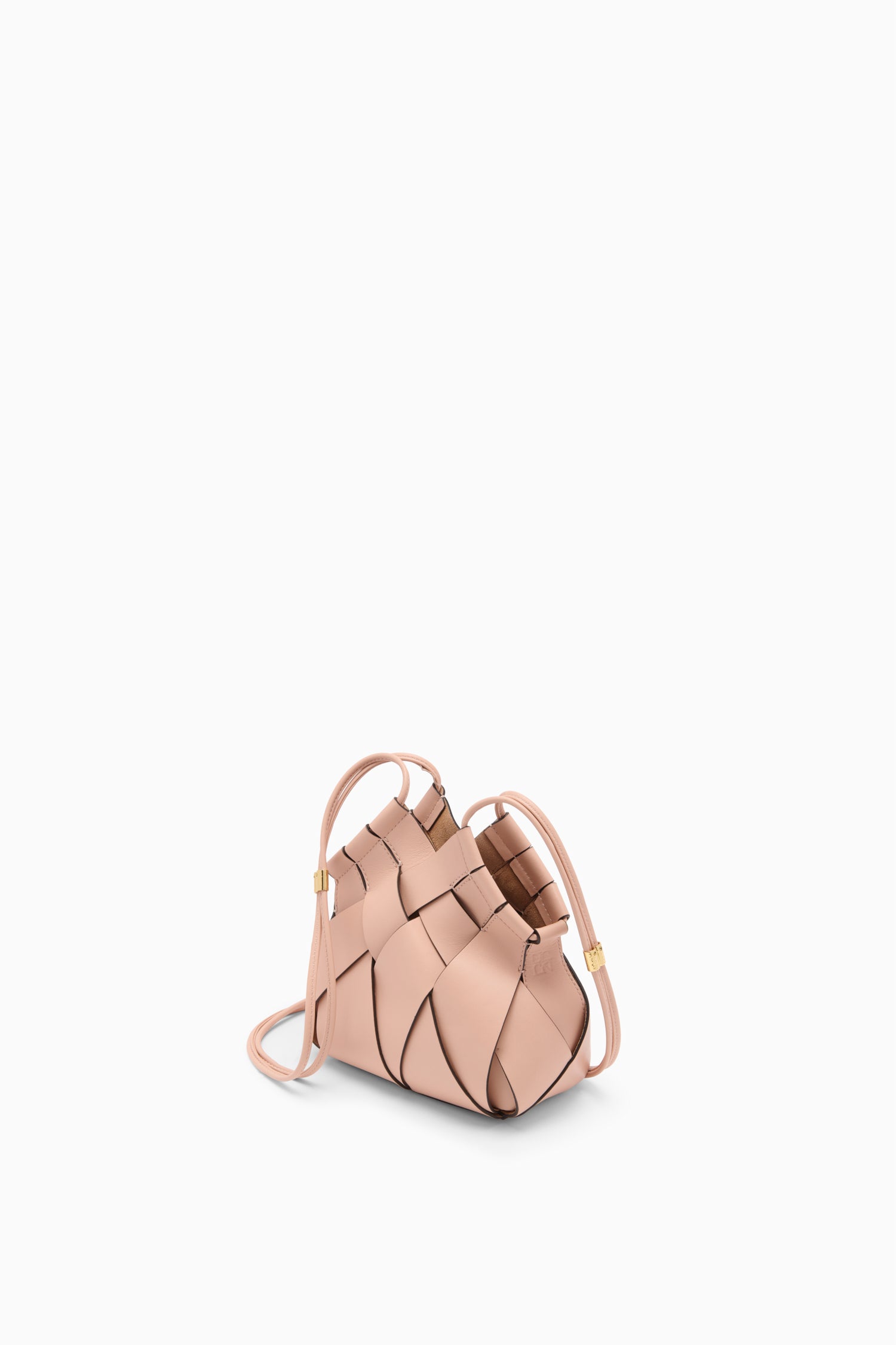 Ulla Johnson Charlotte sac bandoulière cuir rose Tulip