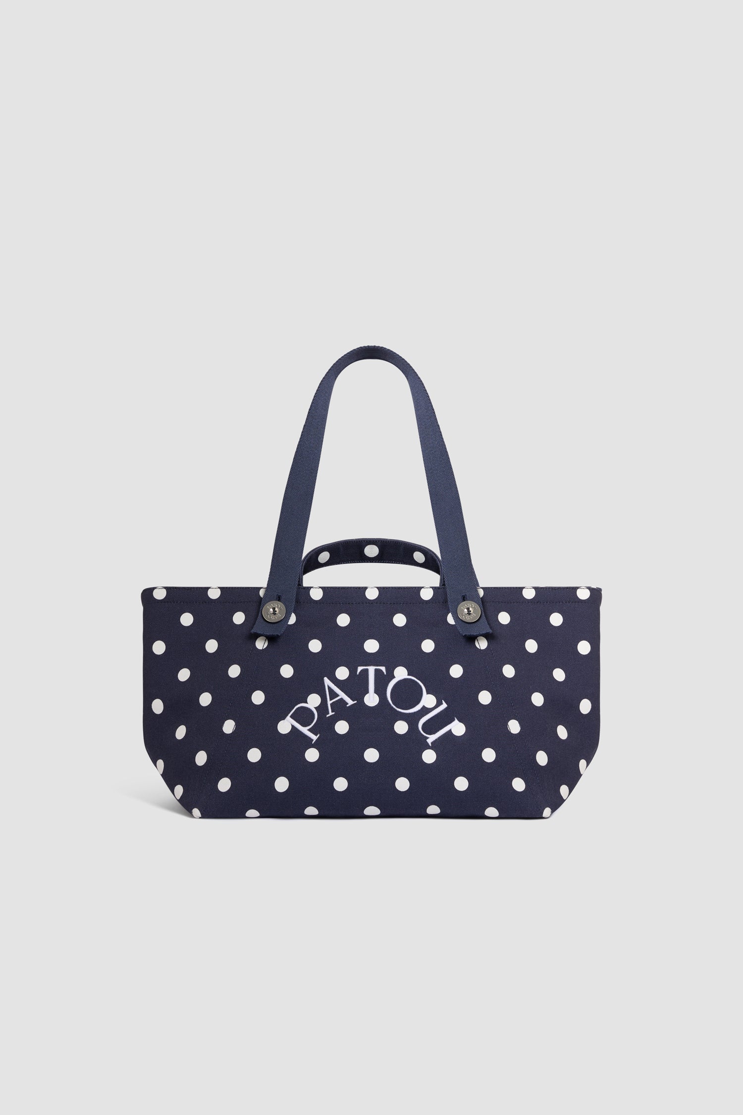Patou Bags AC131 Trapeze Tote bag coton bio Bleu Meteorite TU