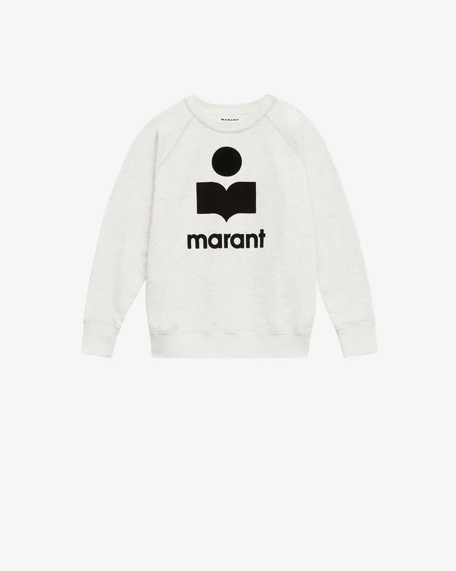 Isabel Marant Millyny sweatshirt écru coton logo