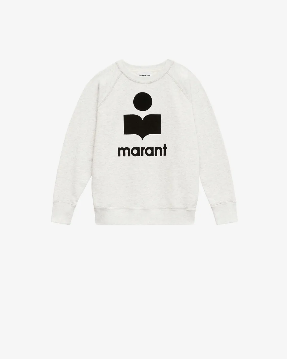 Isabel Marant Millyny sweatshirt écru coton logo