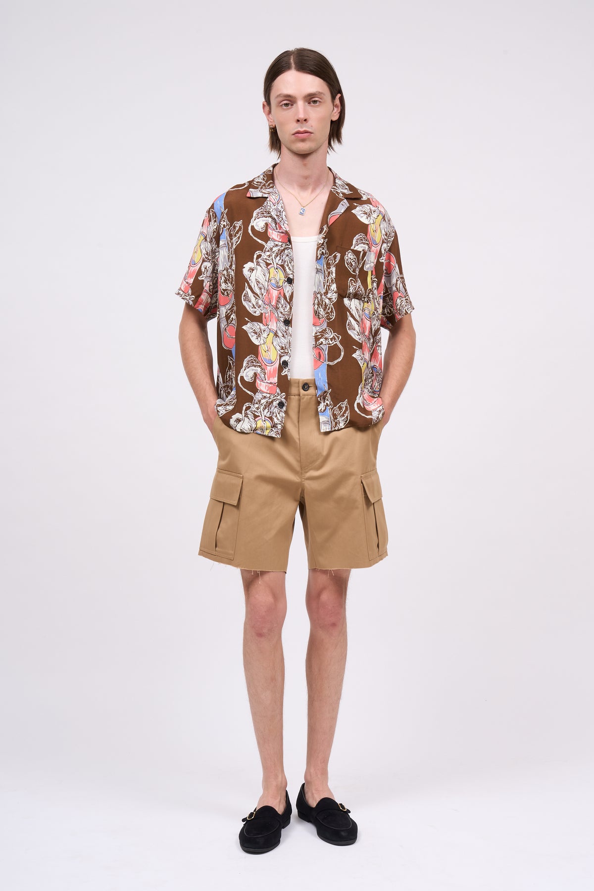 Paul & Joe Hilton chemise viscose imprimé all over manches courtes