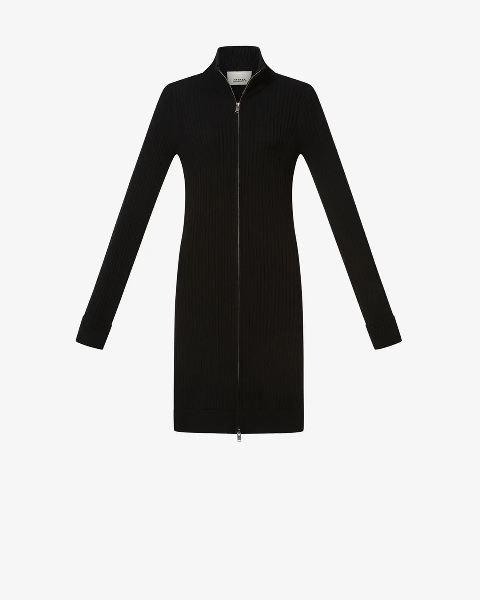 Isabel Marant Robes Alexane robe laine noir