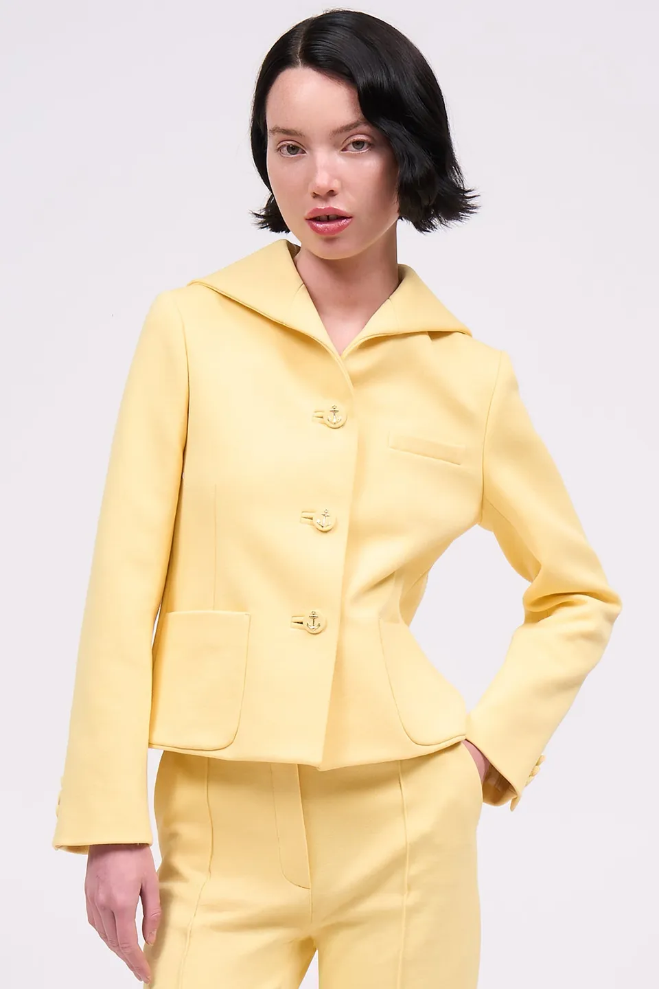Paul & Joe Marcelle veste courte col marin interlock