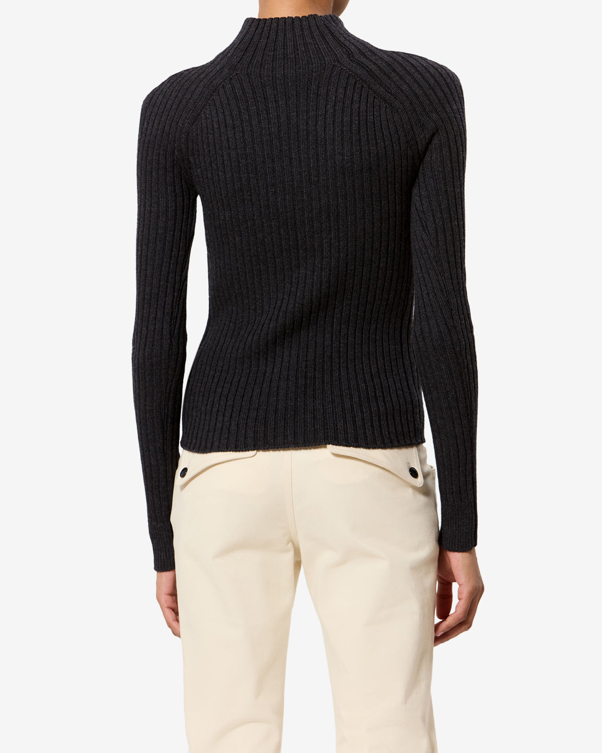 Isabel Marant Virginia pull laine anthracite