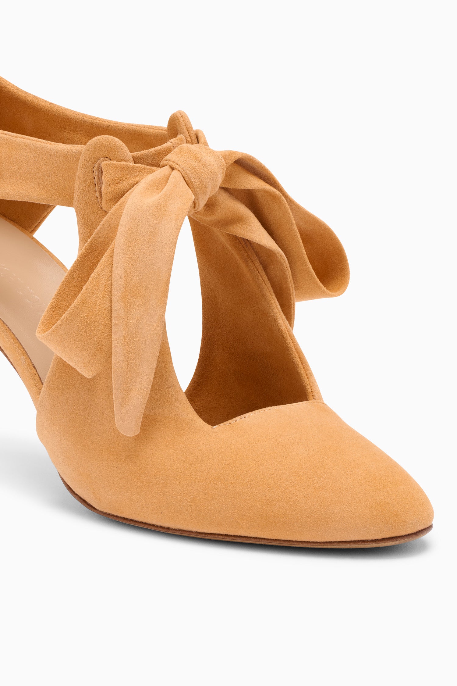 Ulla Johnson Ingrid escarpins daim ginger 75mm