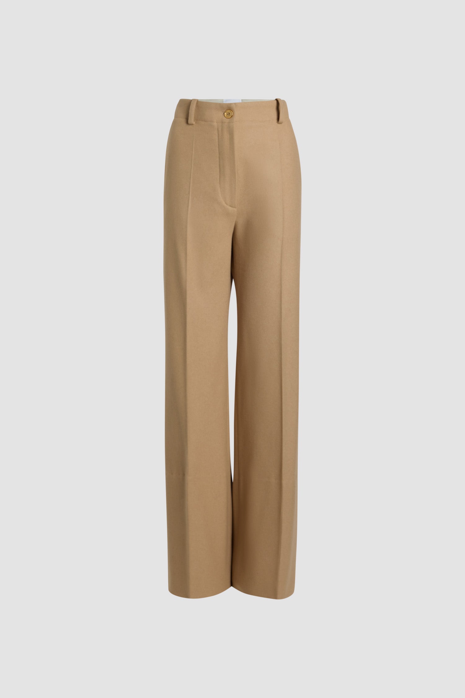 Patou TR002 pantalon droit beige laine 34-44