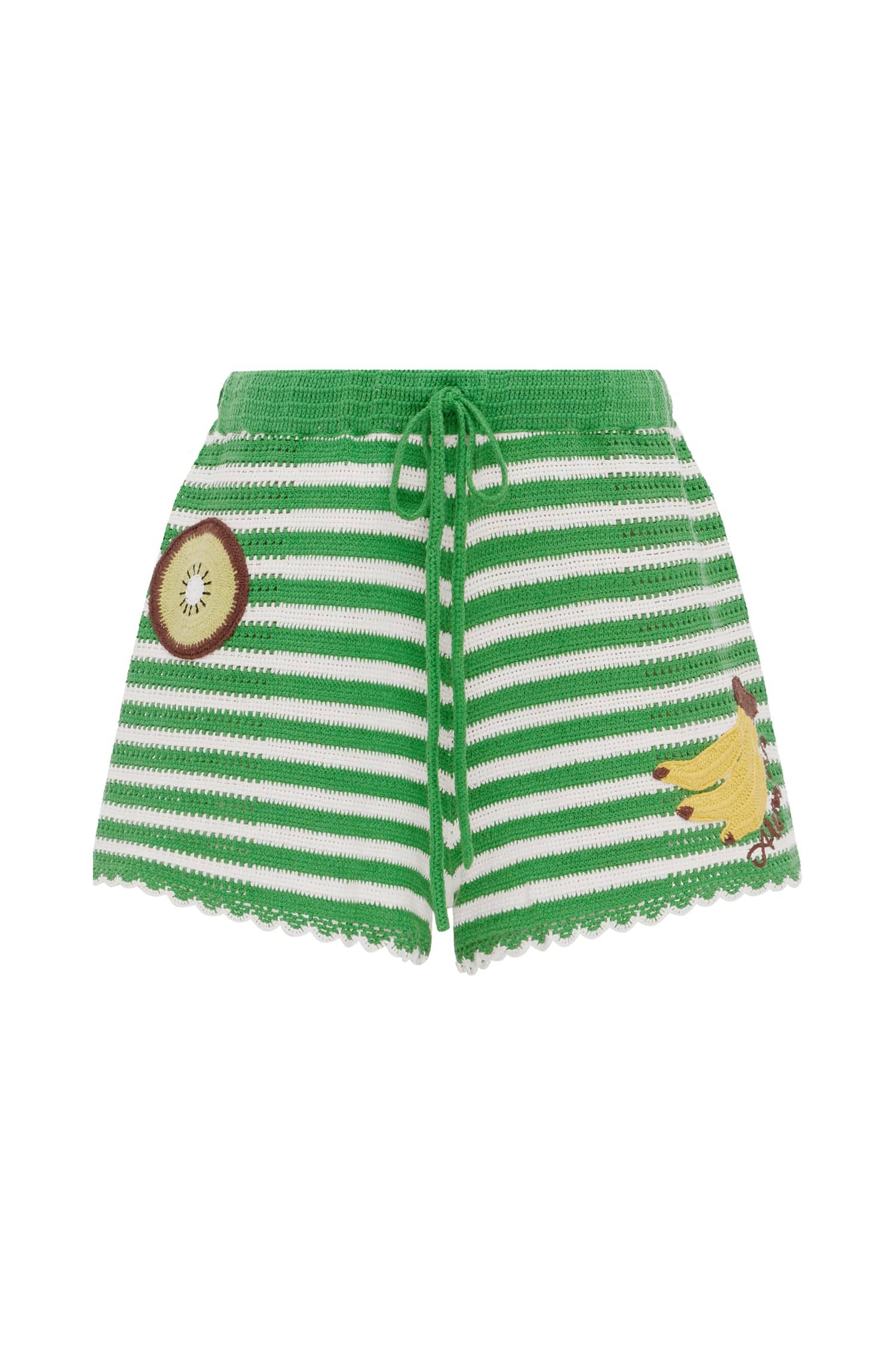 Alemäis Sundae Green short crochet vert taille haute