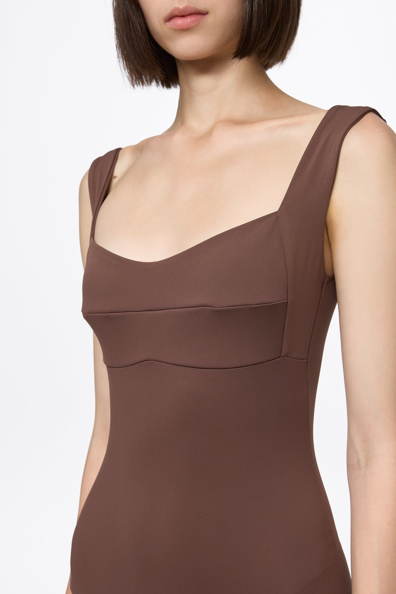 ATU Body Couture Bodysuits body corset lycra marron lait
