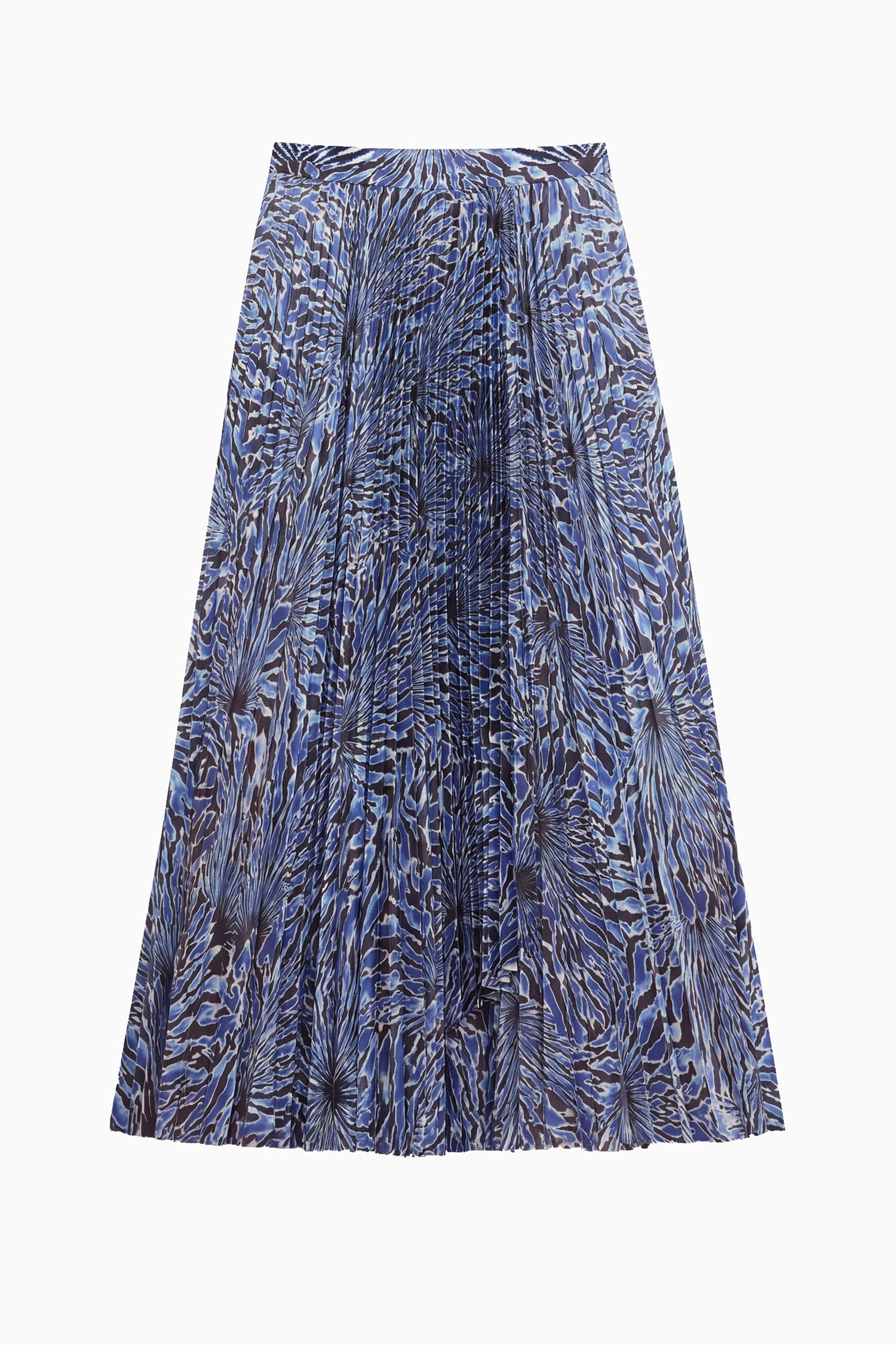 Ulla Johnson Celia jupe midi Lapis satin imprimé
