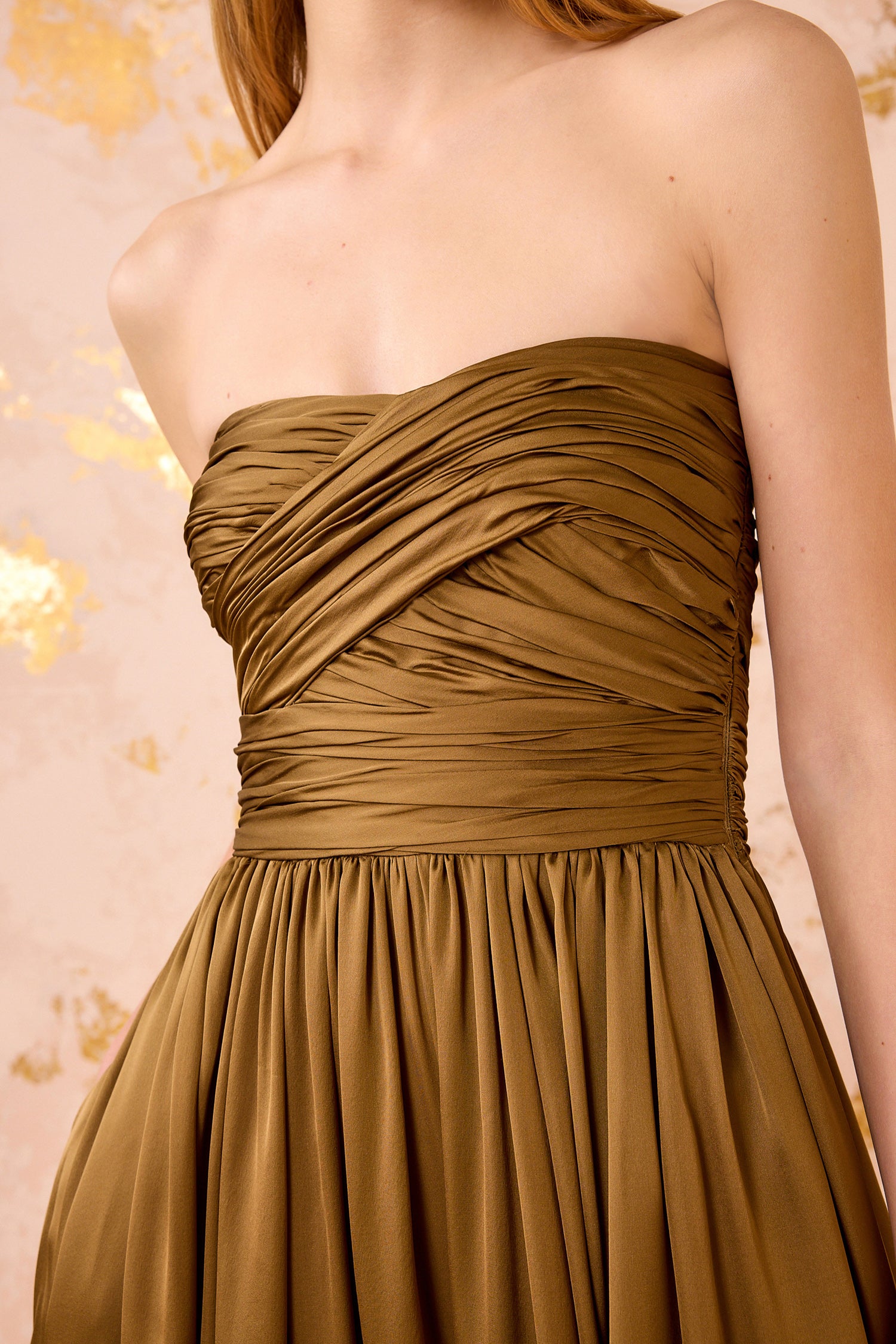 Ulla Johnson Anastasia Robe Bustier en Soie Willow