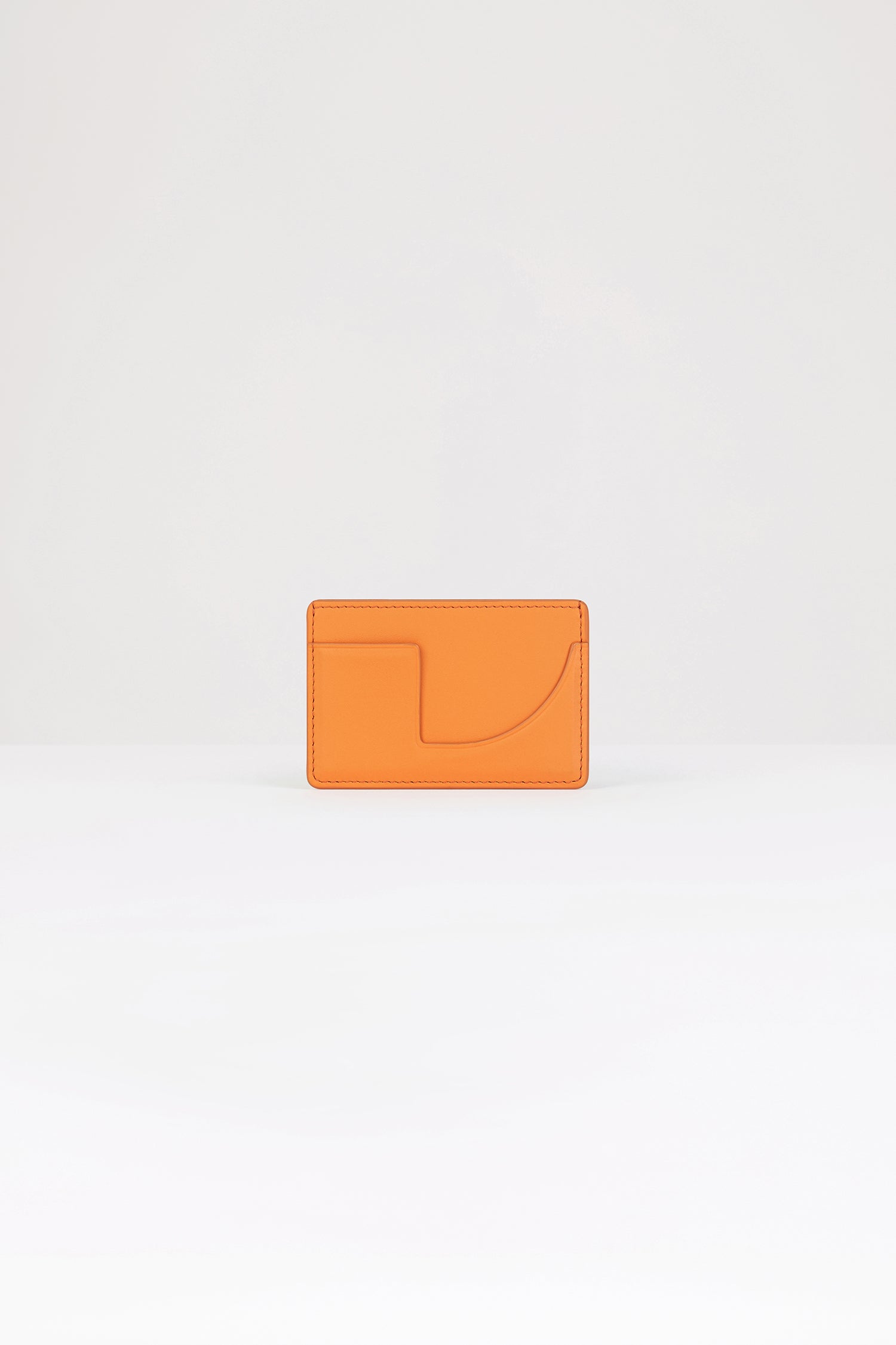 Patou SL001 porte-cartes cuir orange vif