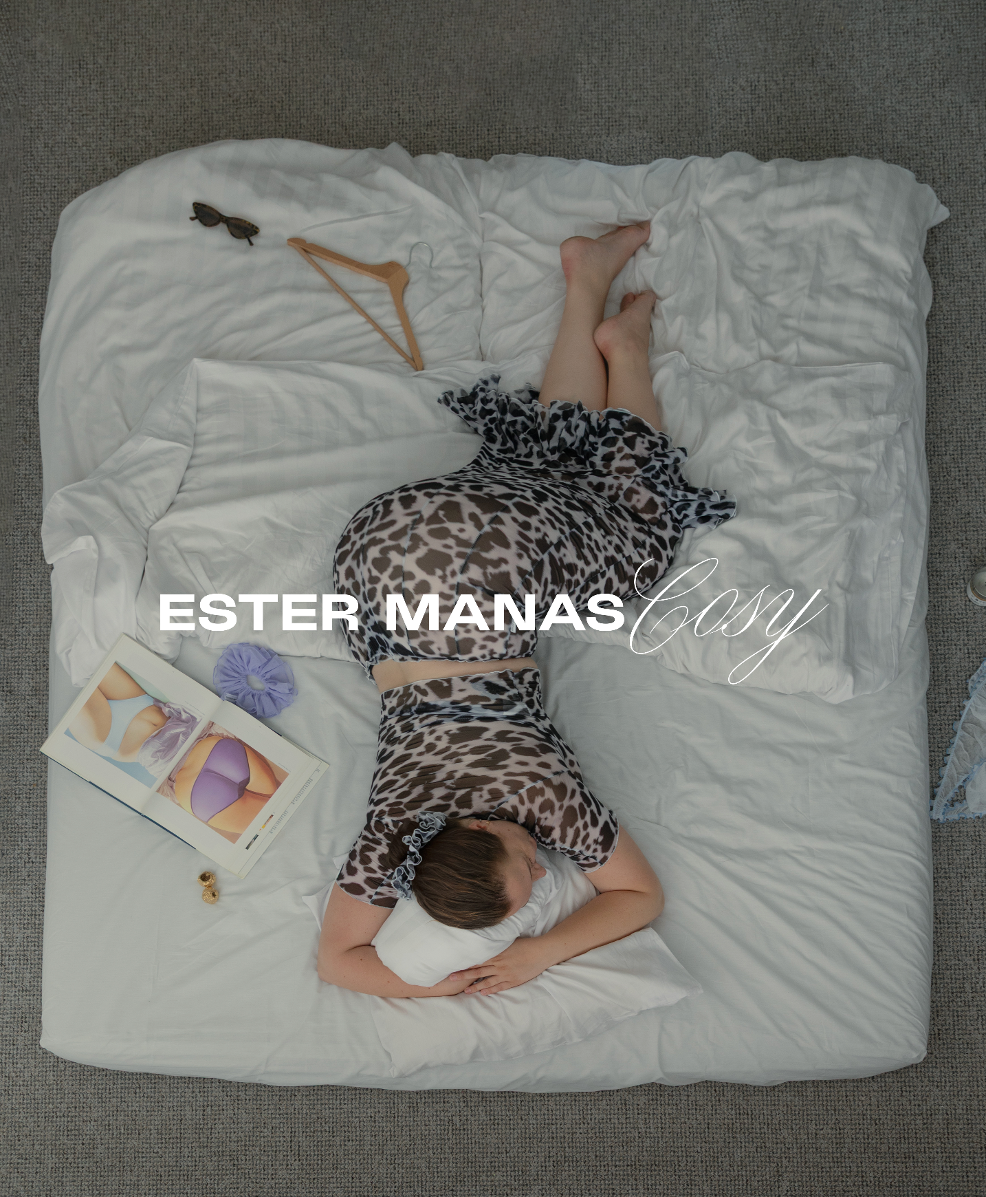 Ester Manas Dalmatian jupe tulipe midi Cosy