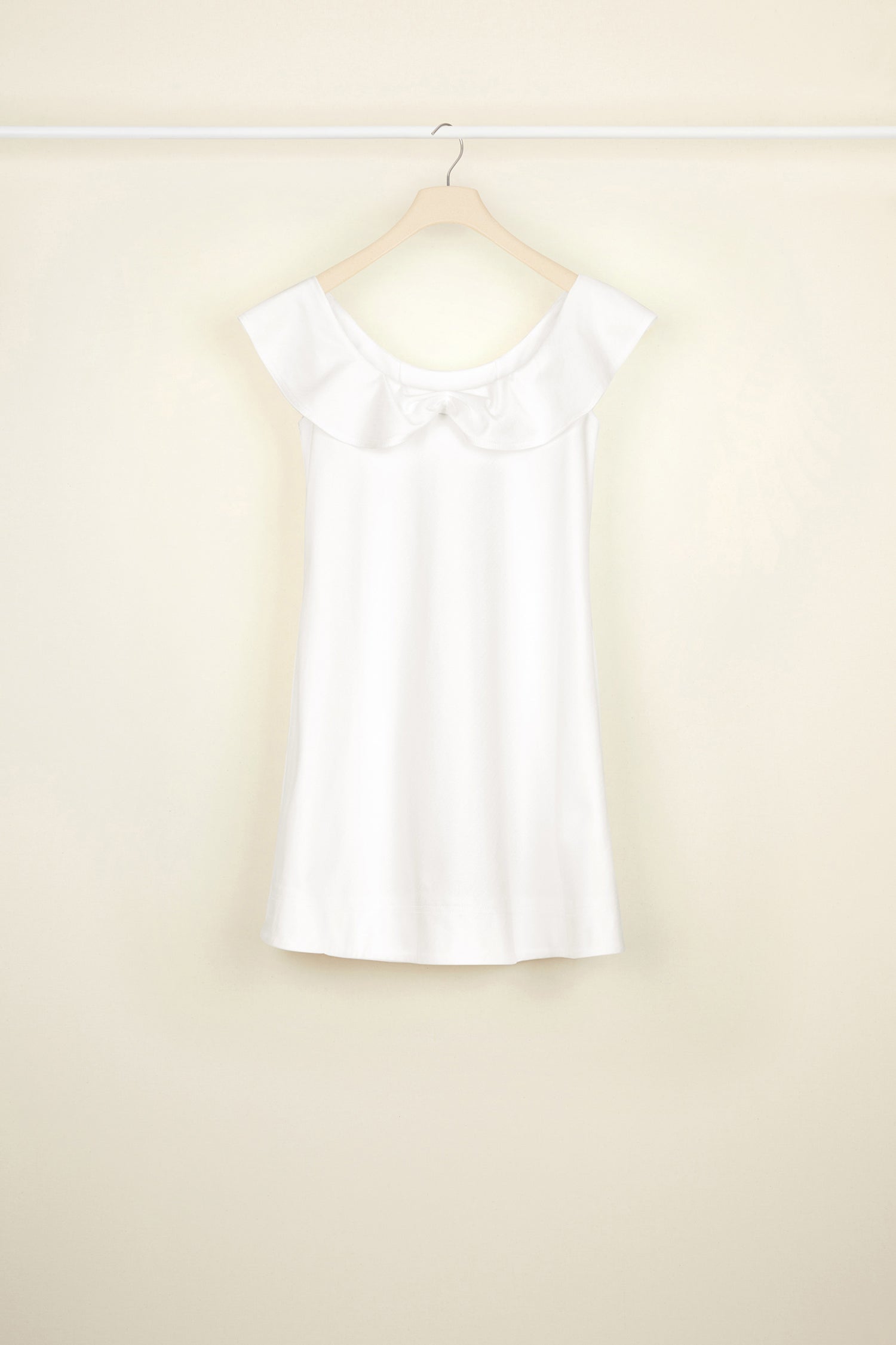 Patou DR046 mini robe coton perle à volants taille 34-42