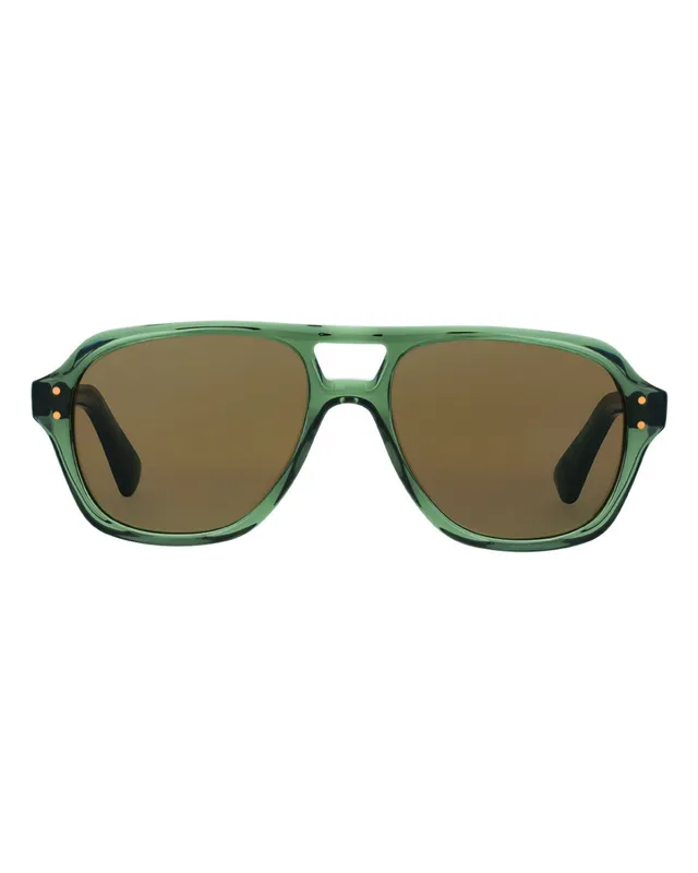 Paul & Joe Gary02-VE69 lunettes de soleil pilote vert transparent