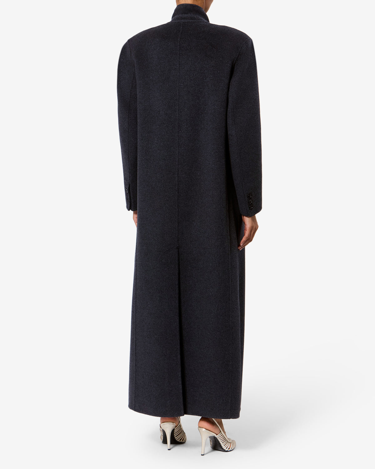 Isabel Marant Clesa manteau laine anthracite