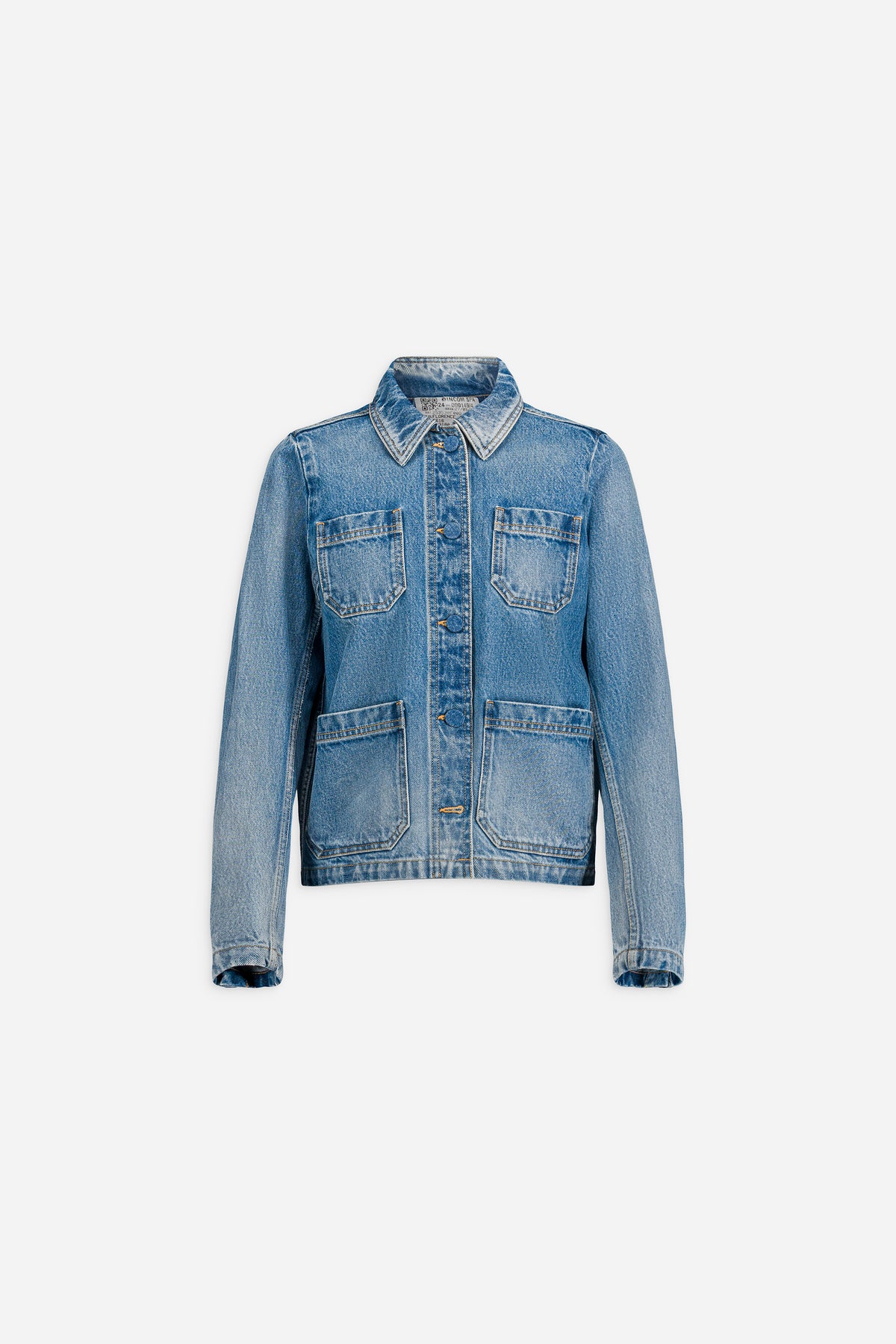 Paul & Joe Florence veste courte denim délavé 100% coton