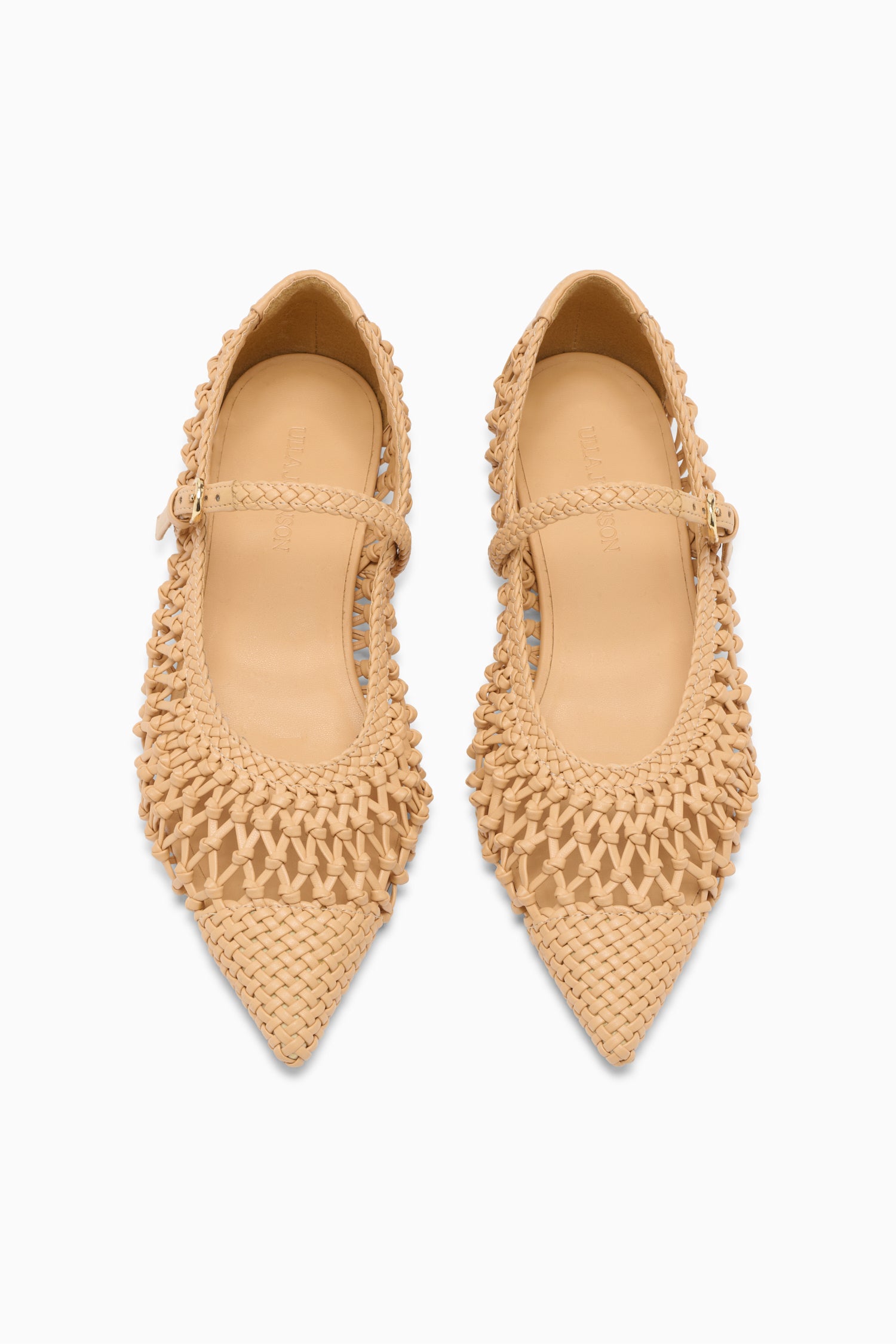 Ulla Johnson Gracie SP261009 ballerines Miele tressées
