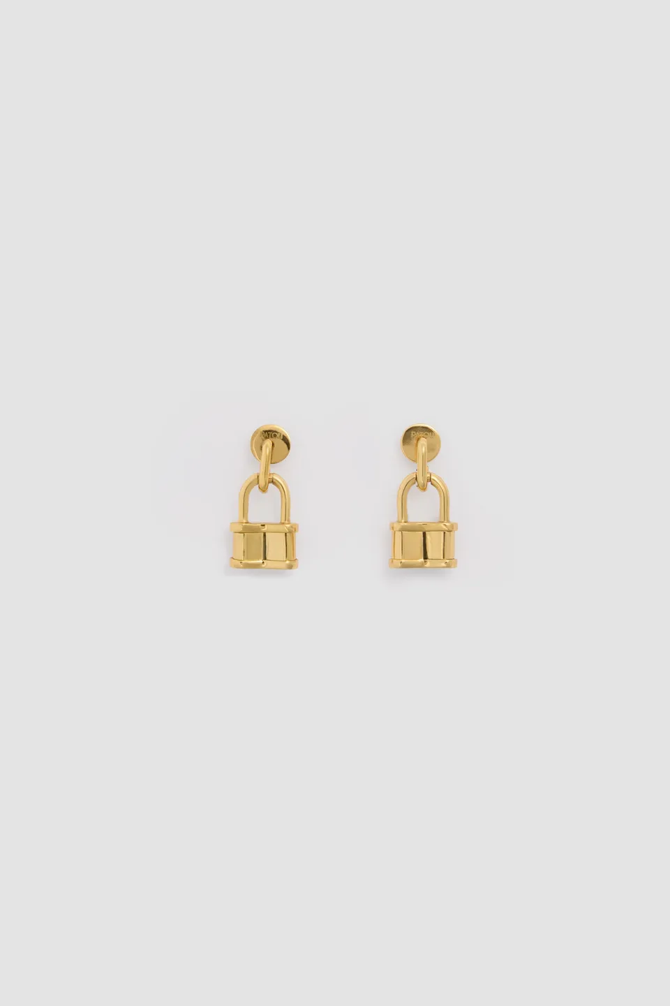 Patou Jewellery H25JW1671002299G boucles cadenas doré extra-small