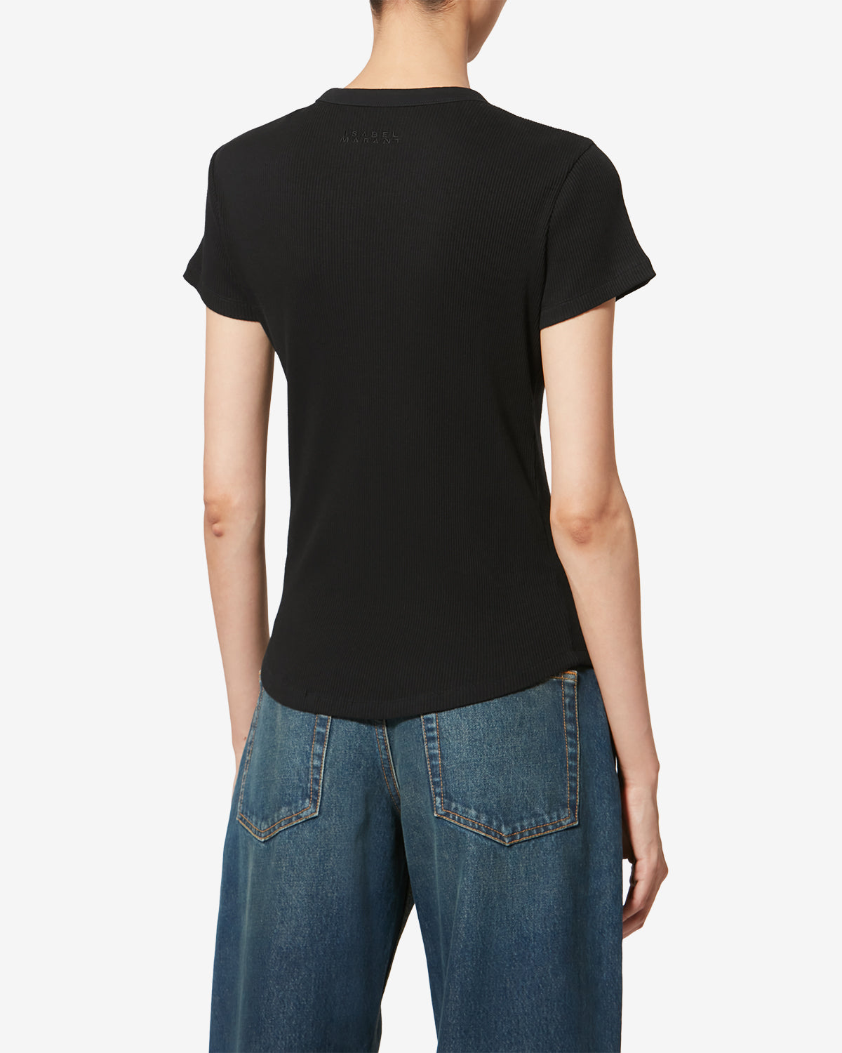 Isabel Marant Taomi TS0111FA t-shirt coton noir