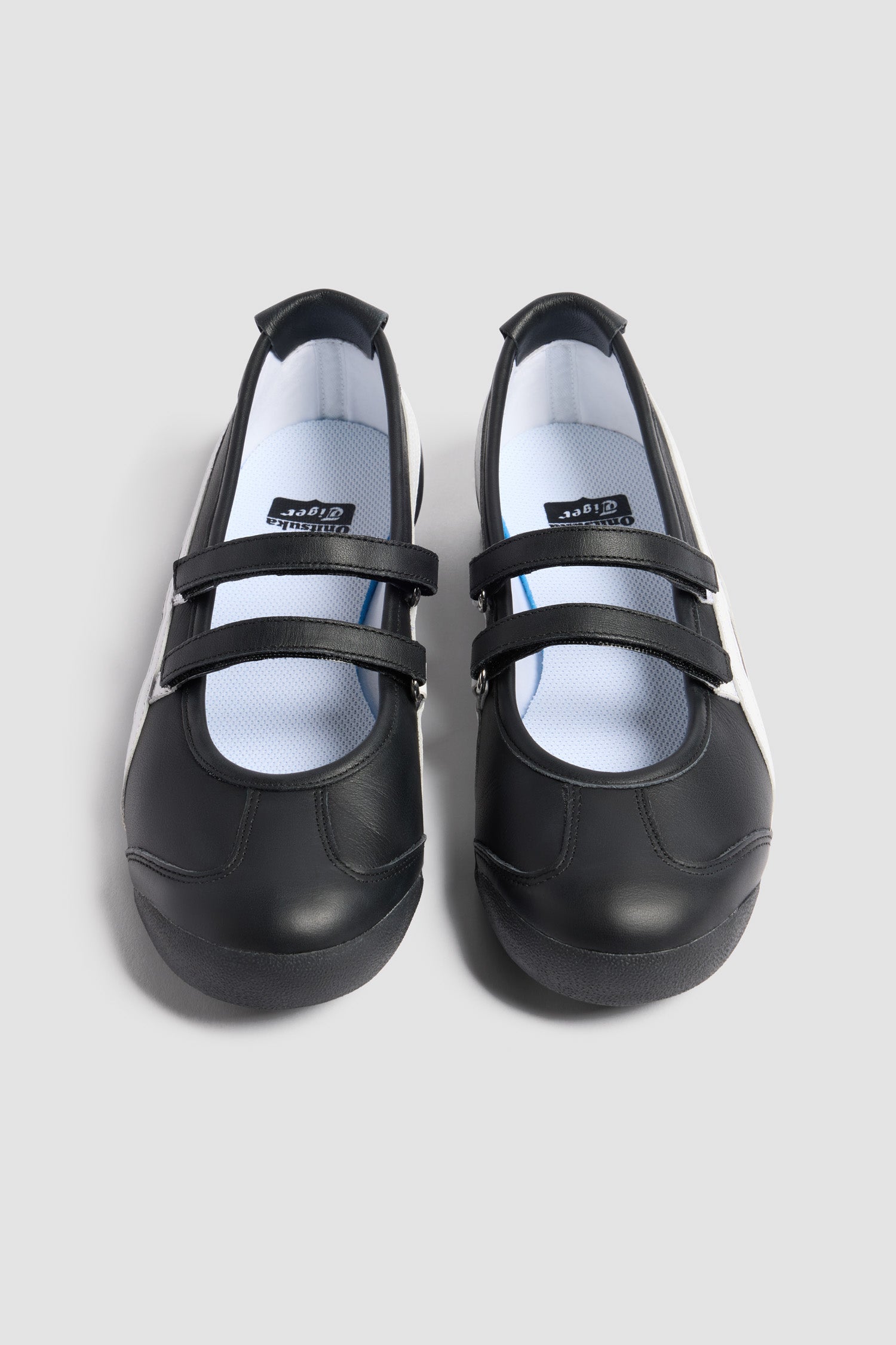 Patou x Onitsuka Tiger E25FO014 ballerines cuir nappa noir