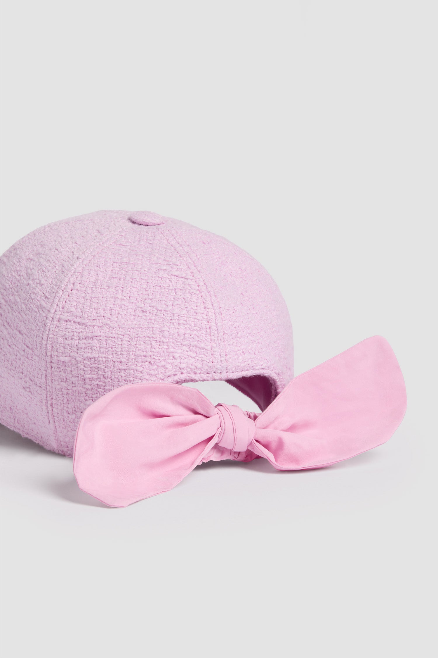 Patou AC111 casquette rose tweed coton