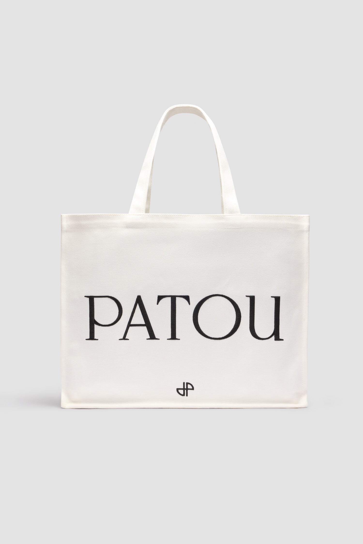 Patou AC045 tote toile coton blanc grand
