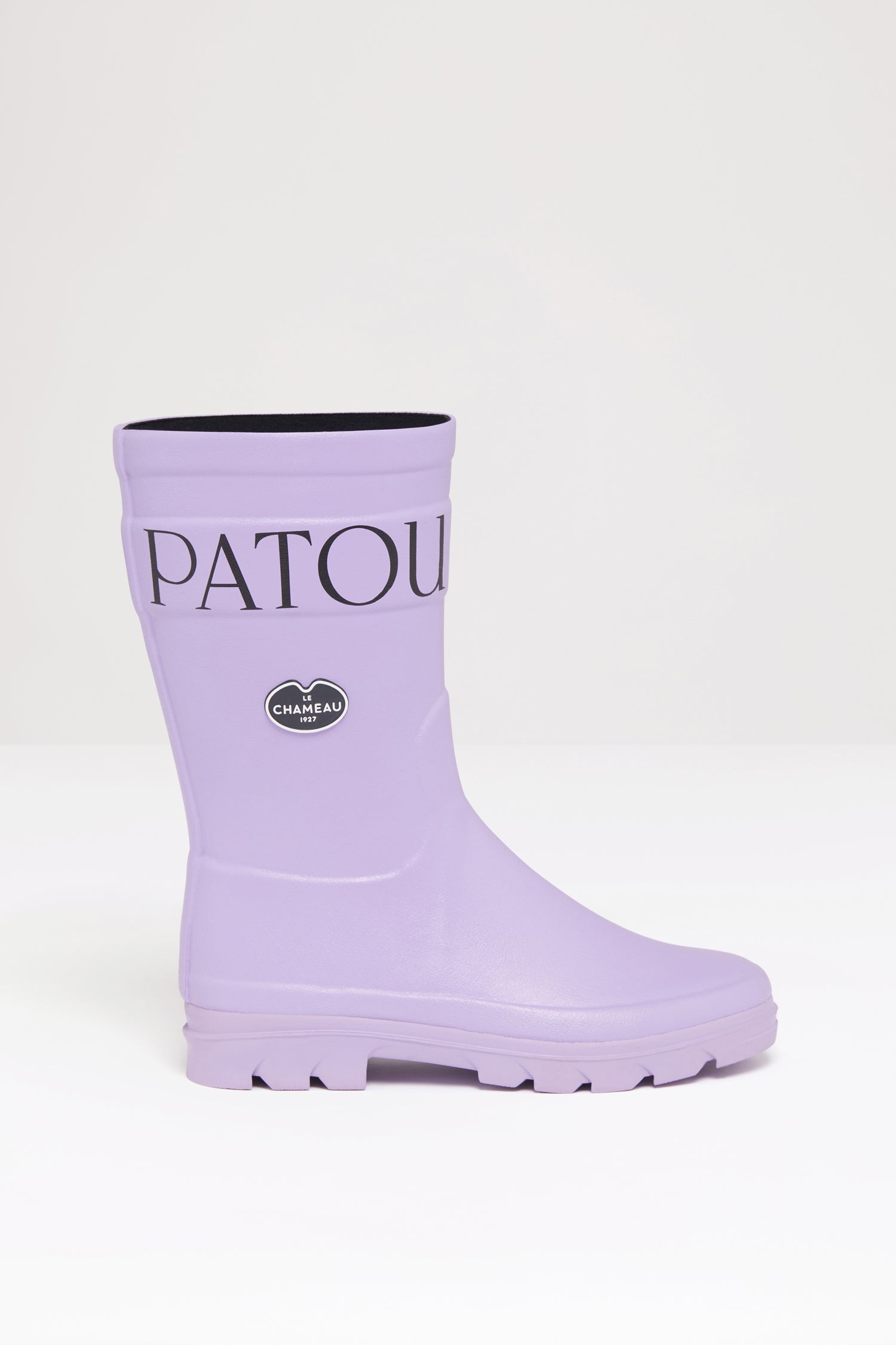 Patou FO010 bottes caoutchouc lavande mi-mollet Le Chameau