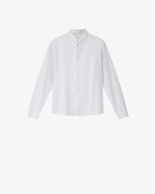Isabel Marant Jasolo chemise coton blanc oxford droite