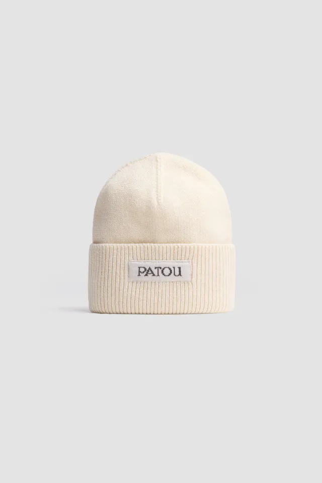 Patou Accessories AC105 bonnet White laine cachemire