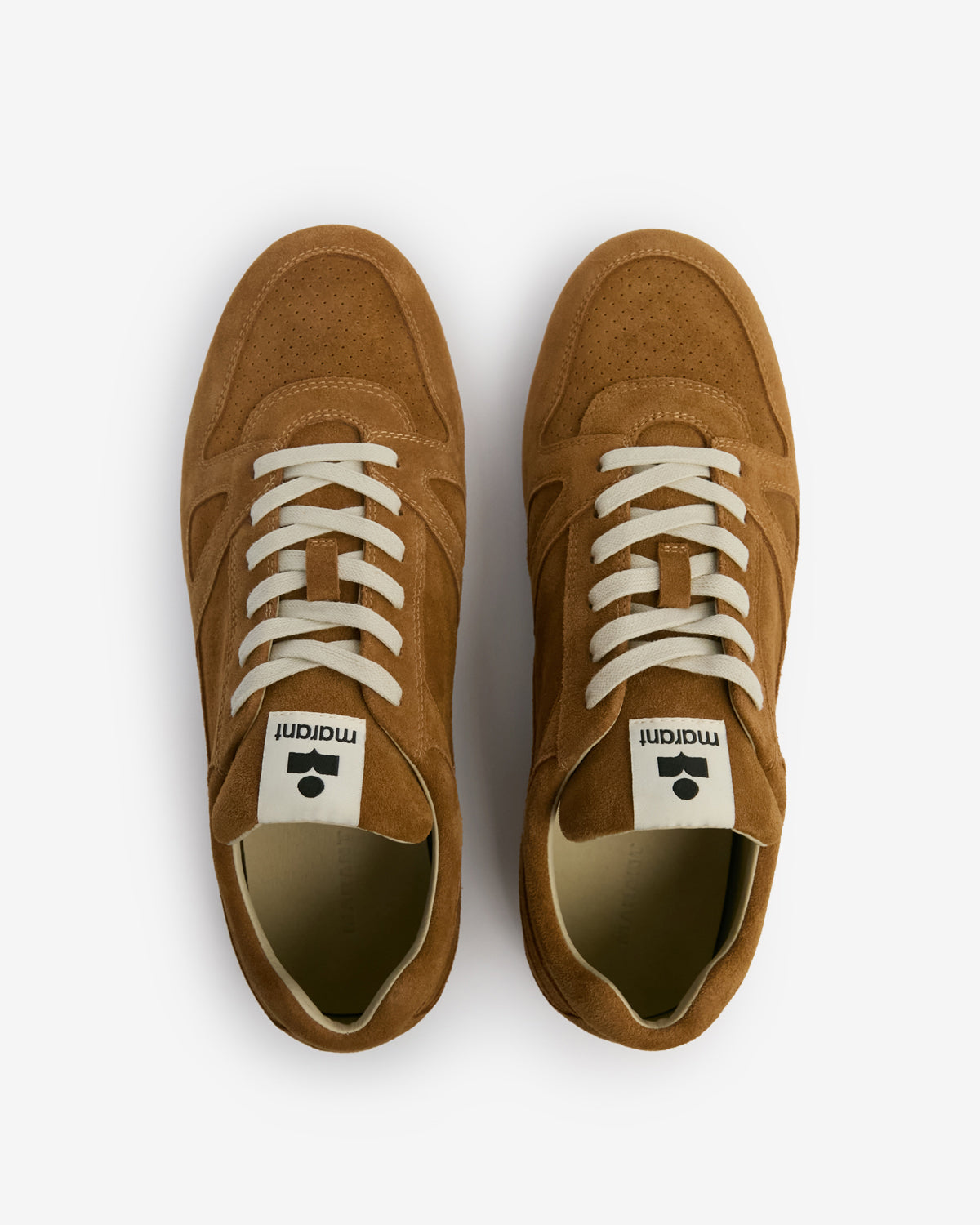 Isabel Marant Sennyh baskets montantes cognac cuir homme