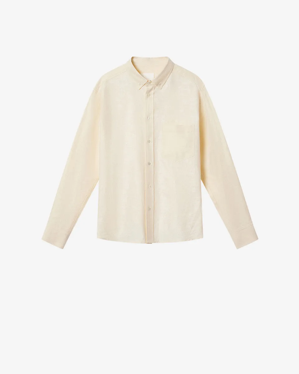 Isabel Marant Jasolo CH0041HA chemise jaune coton bio