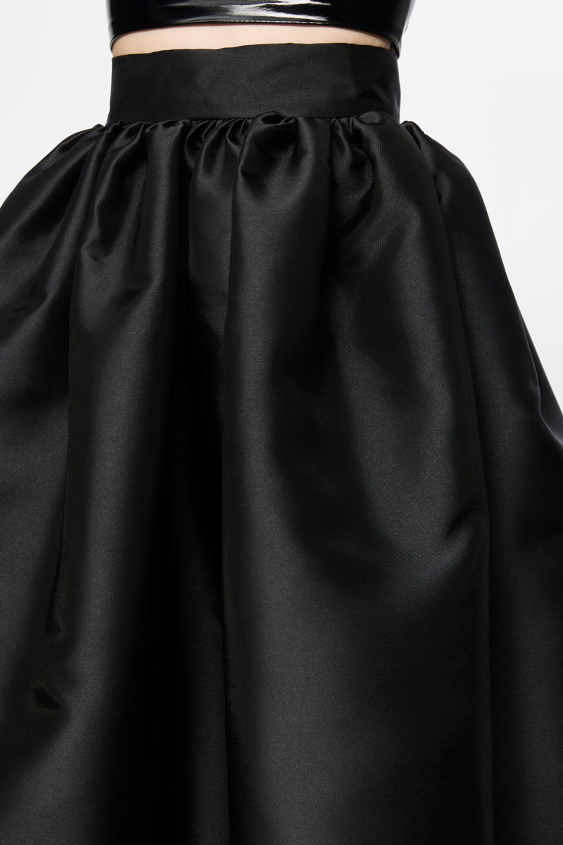 ATU Body Couture jupe midi taffetas noir taille S