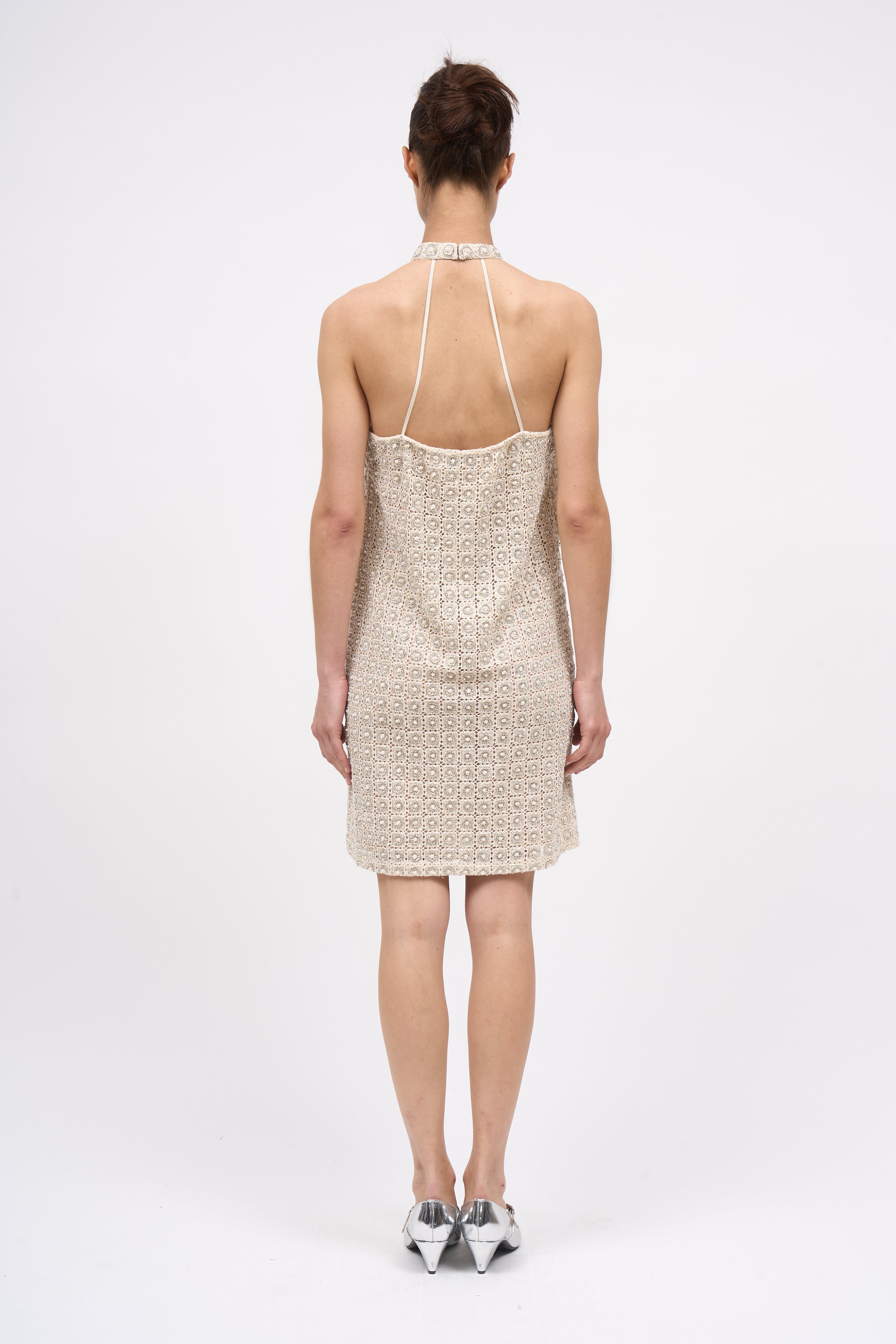 Paul & Joe Aglae robe guipure écru 36 coton