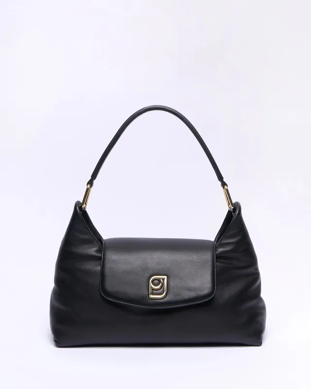 Paul & Joe Leandra sac épaule cuir agneau noir