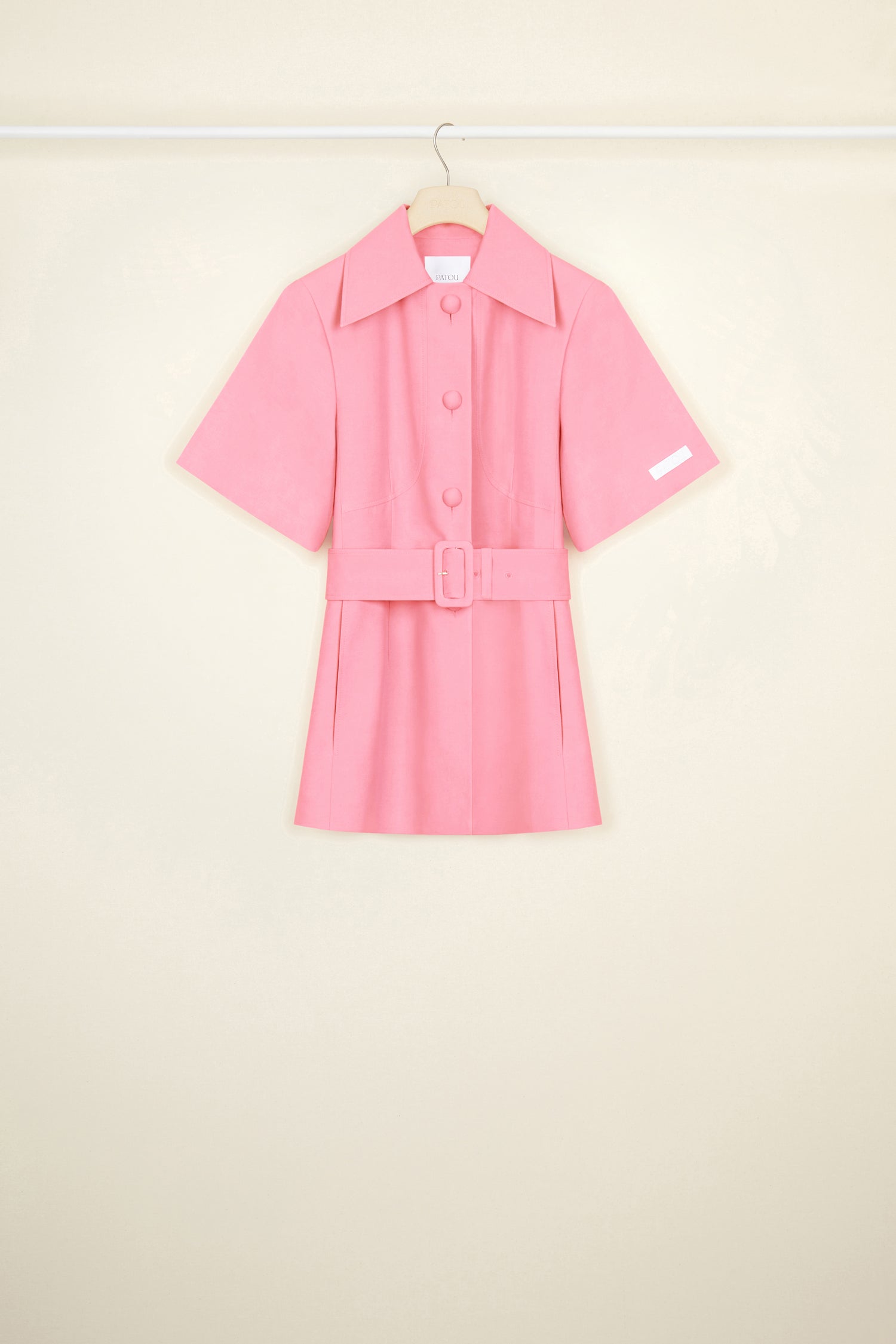 Patou JA022 veste courte coton laine rose