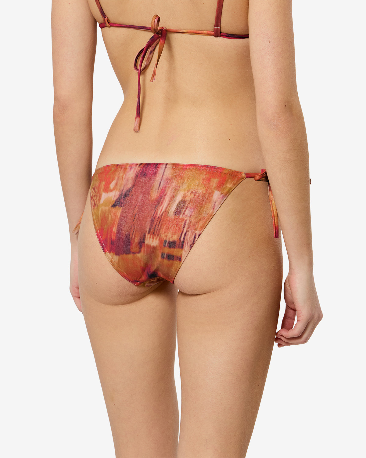 Isabel Marant Robes Flaviana culotte maillot orange