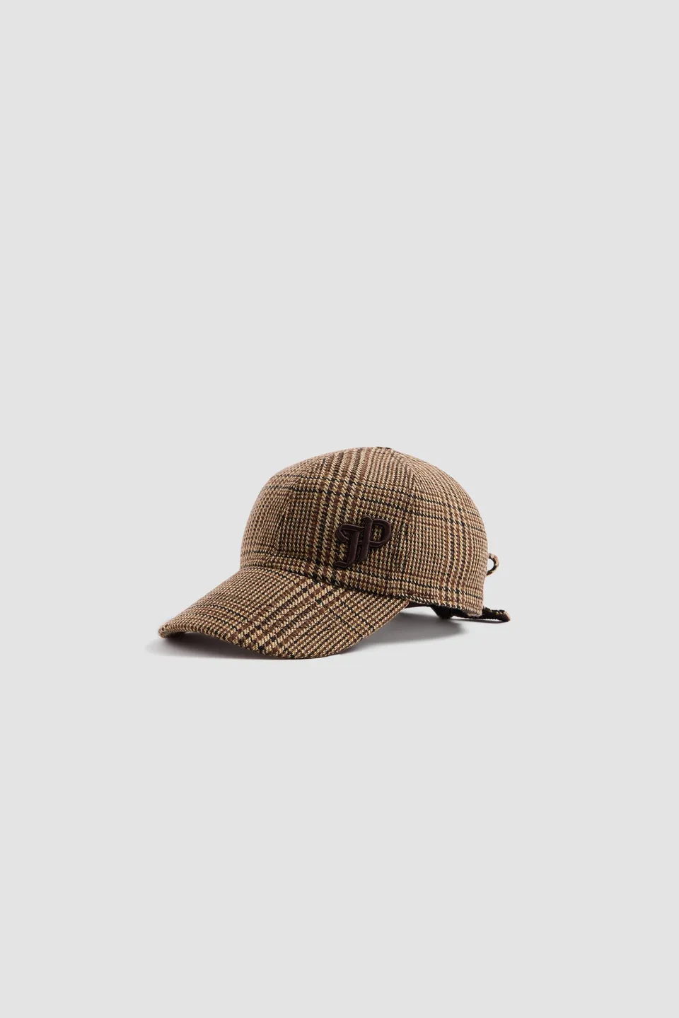 Patou AC165 casquette nœud prince-de-galles marron S