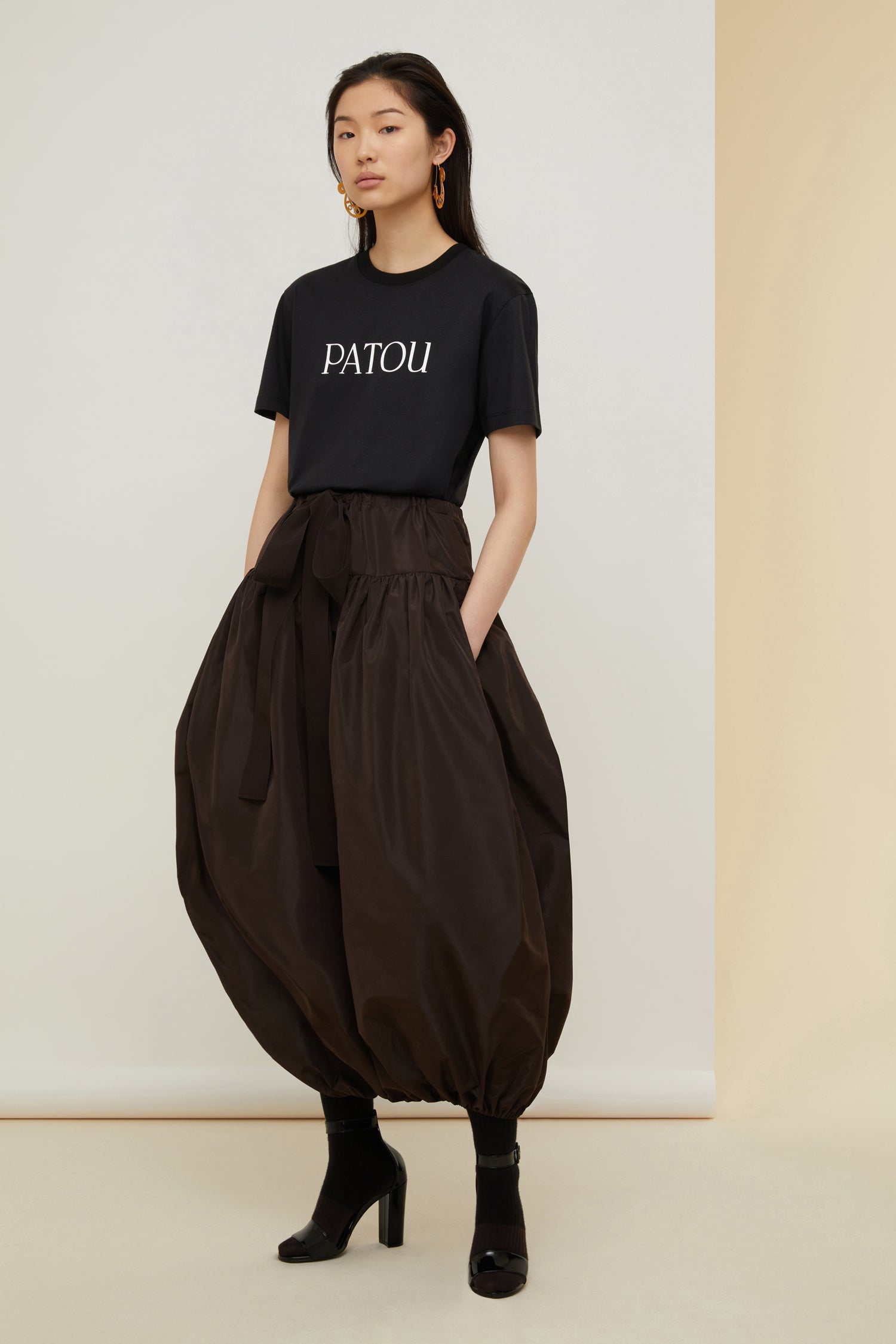 Patou Skirts SK023 jupe boule faille recyclée havana