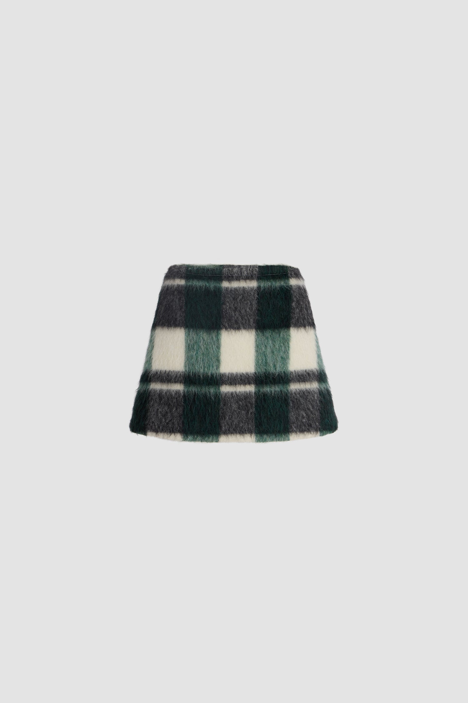 Patou SK086 jupe mini tartan Pine Winter Tartan laine