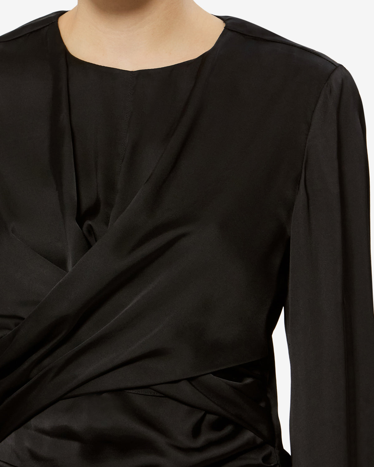 Isabel Marant Neame blouse satin noir
