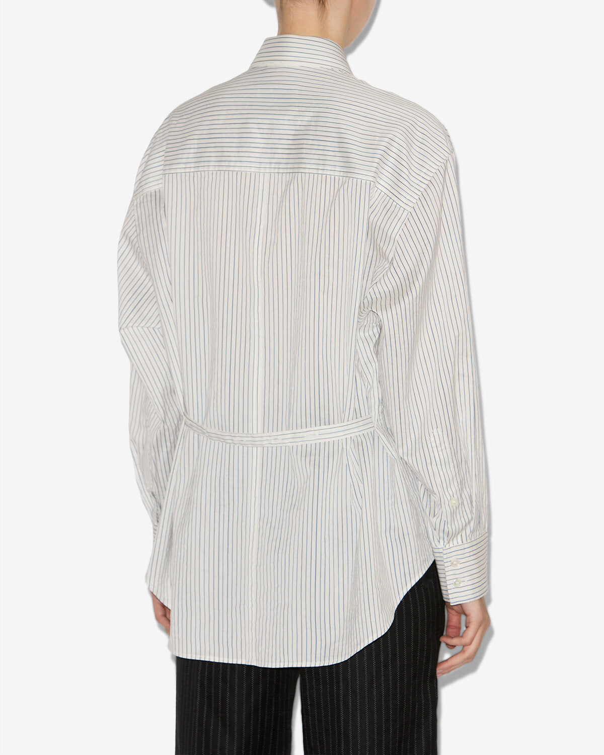 Isabel Marant Aurora CH0262FA chemise oversize rayée