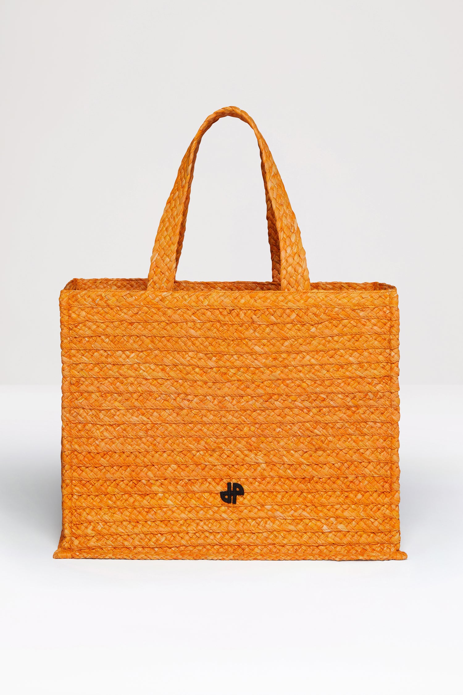 Patou JP Tote AC024 sac raphia orange Marigold TU