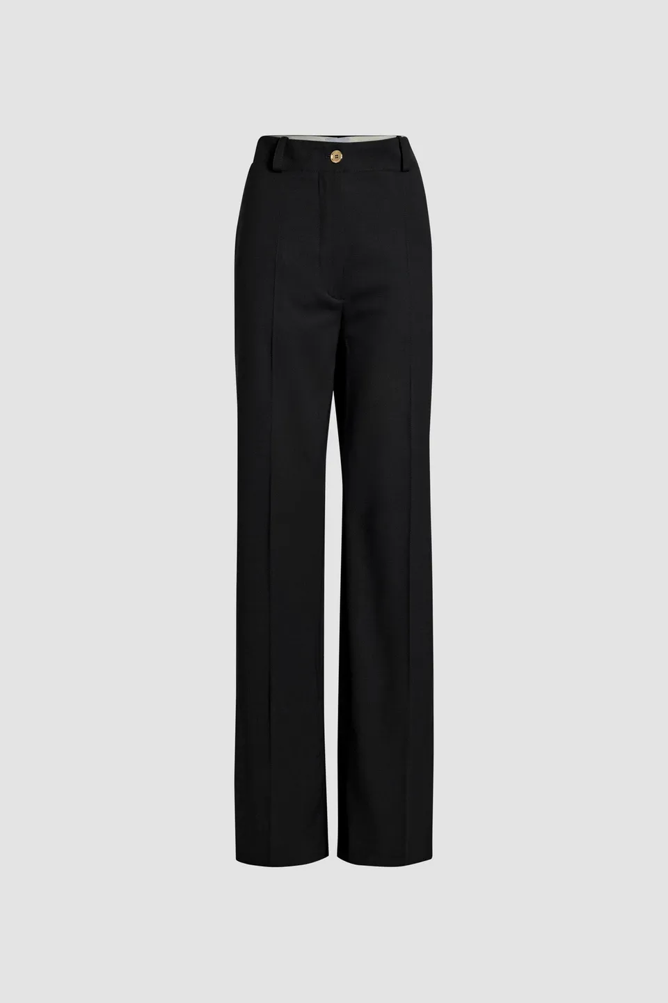 Patou TR002 pantalon laine vierge noir droit