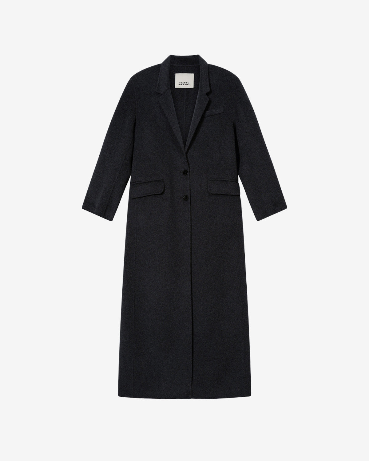 Isabel Marant Clesa manteau laine anthracite