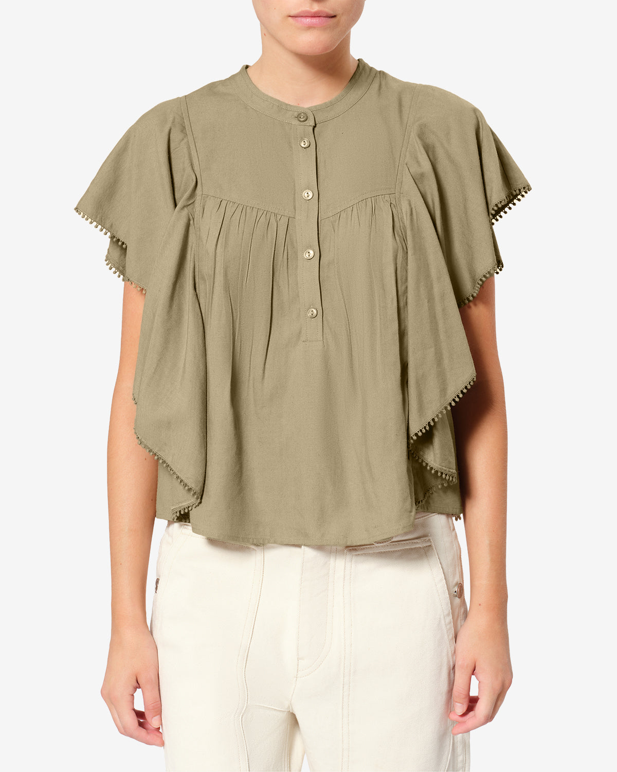 Isabel Marant Marlie Top Blouse Lin Light Bronze