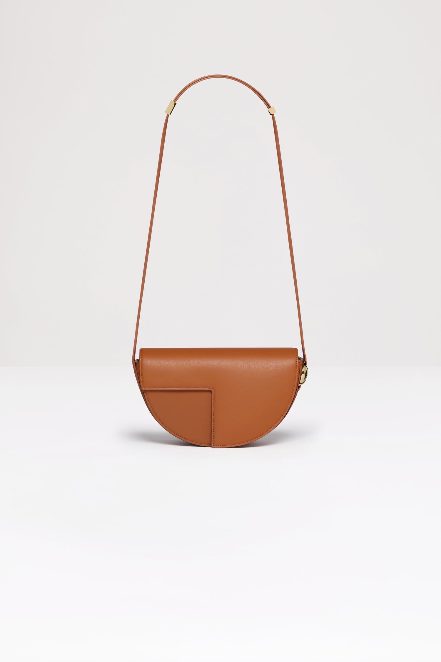 Patou Le Patou sac cuir Saffron Clay TU demi-lune
